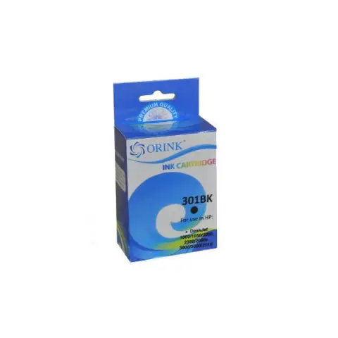 Tusz CH301XL/B-OR Czarny do drukarek HP (Zamiennik HP 301XL / CH563EE) [18.5ml]