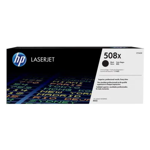 Toner HP 508X / CF360X Black do drukarek (Oryginalny) [12.5k]