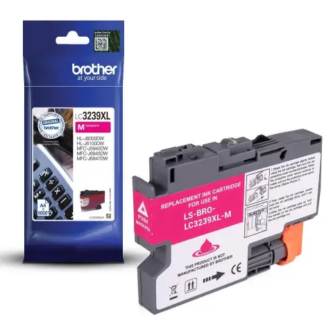 Brother LC3239XLM - Tusz magenta do Brother HL-J6000DW, HL-J6100DW, MFC-J5945DW, MFC-J6945DW, MFC-J6947DW