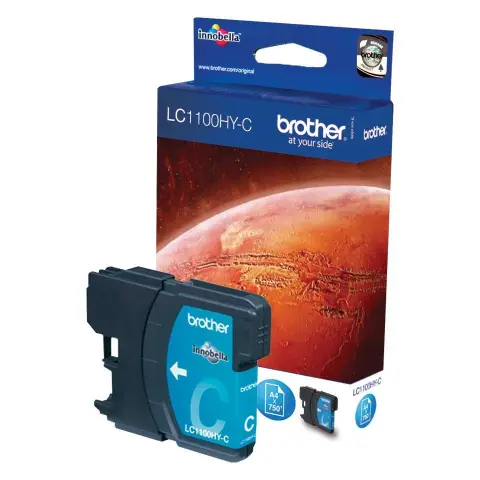 Tusz Brother LC1100HY-C Cyan do drukarek (Oryginalny) [10.1ml]