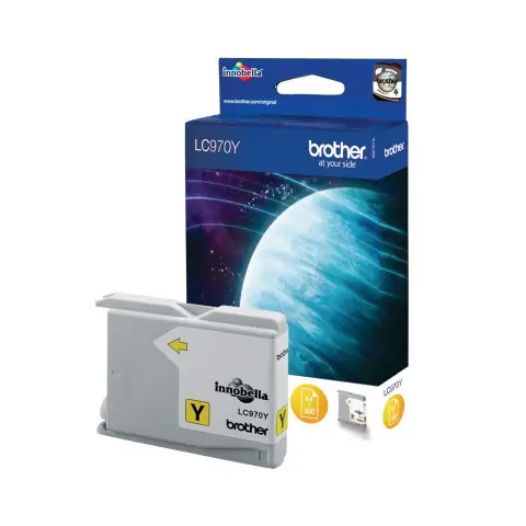 Tusz Brother LC970Y Yellow do drukarek (Oryginalny)