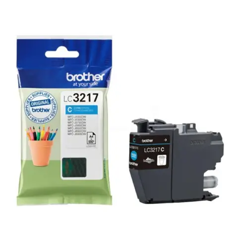 Brother LC3217C - Tusz cyan do Brother MFC-J5330, 5335, 5730, 5830, 5930, 6530, 6535, 37