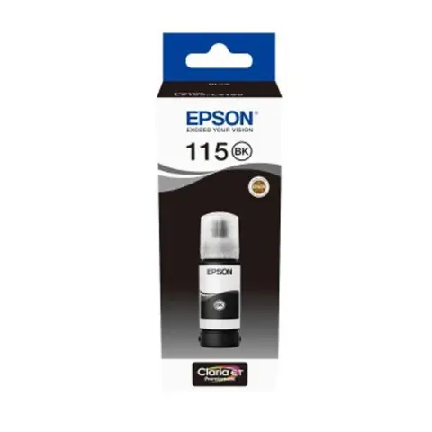 Tusz Epson 115 / C13T07C14A Czarny do drukarek (Oryginalny) [70ml]