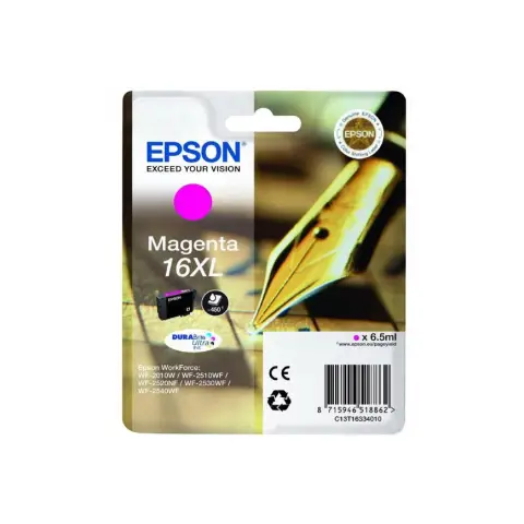 Tusz Epson  T1633 XL  do  WF-2520NF/2530WF/2510WF | 6.5ml | magenta