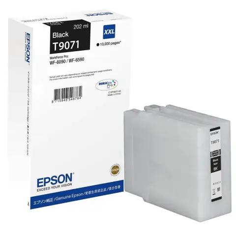 Epson T9071 - Tusz XXL czarny do Epson WorkForce Pro WF-6000, WF-6090, WF-6590