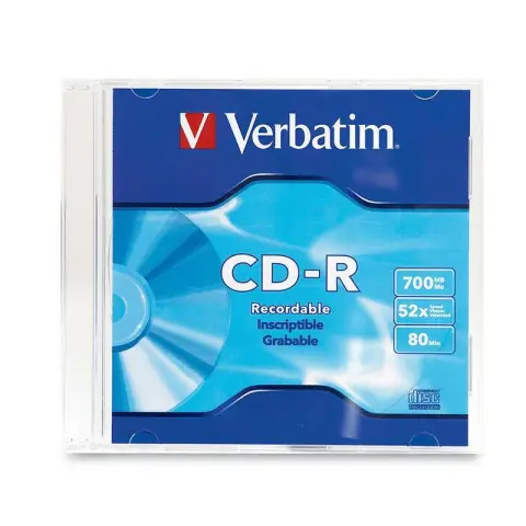 Verbatim CD-R | 700MB | x52 | slim 100szt | DataLife VS1A