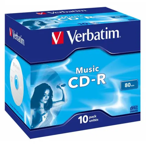 Verbatim CD-R Audio | 80 min | x16 | 10szt | Live it !