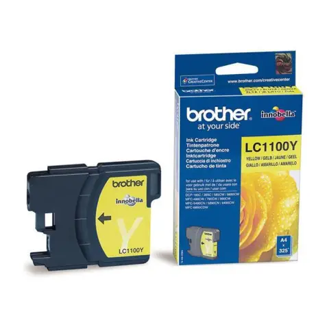 Tusz Brother LC1100Y Yellow do drukarek (Oryginalny) [7.5ml]