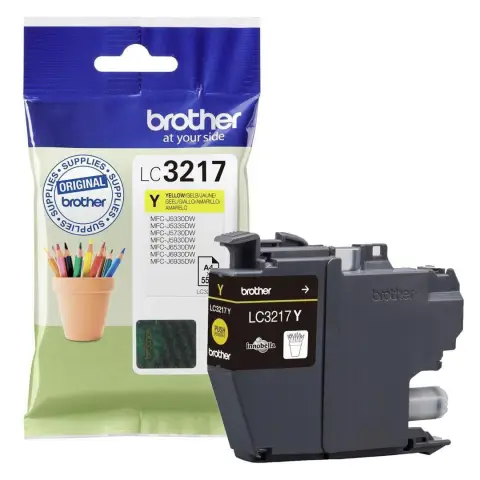 Brother LC3217Y - Tusz żółty do Brother MFC-J5330, 5335, 5730, 5830, 5930, 6530, 6535, 6730, 6930, 6935