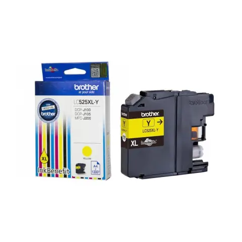 Brother LC525XL-Y - Tusz żółty do Brother DCP-J100, DCP-J105, MFC-J200