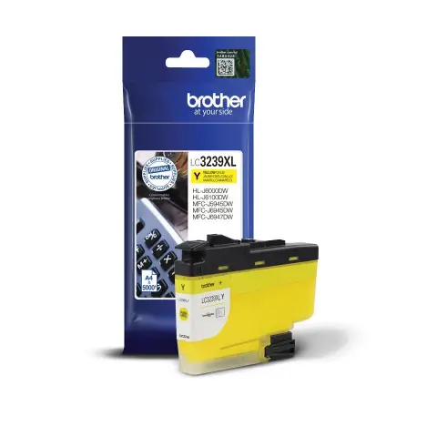 Brother LC3239XLY - Tusz żółty do Brother HL-J6000DW, HL-J6100DW, MFC-J5945DW, MFC-J6945DW, MFC-J6947DW