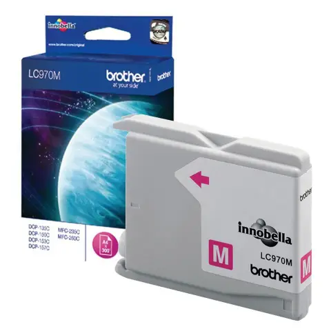 Tusz Brother LC970M Magenta do drukarek (Oryginalny)