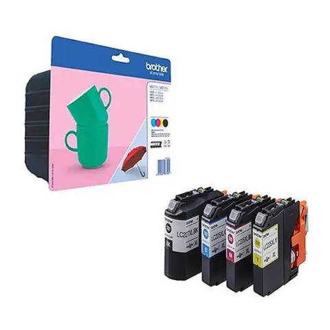 Brother LC227XLVALBP - Zestaw tuszu CMYK do Brother DCP-J4120, MFC-J4420, MFC-J4620