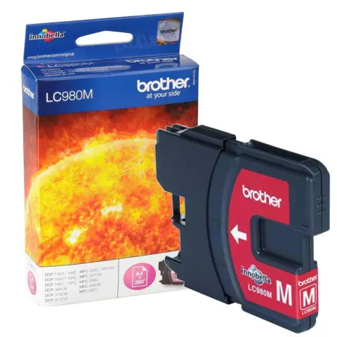 Tusz Brother LC980M Magenta do drukare (Oryginalny)