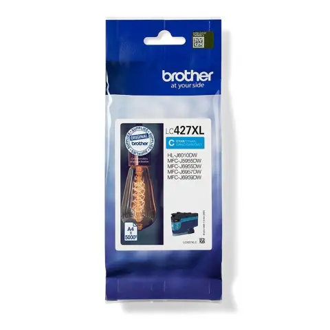 Brother LC427XLC - Tusz cyan XL do Brother HL-J6010dw, MFC-J5955dw, MFC-J6950, MFC-J6955dw, MFC-J6957, MFC-J 6959dw
