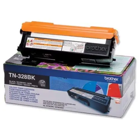 Toner Brother TN-328BK do drukarek (Oryginalny)