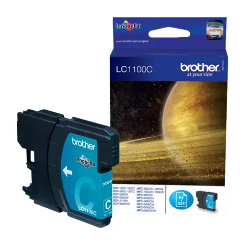 Tusz Brother LC1100C Cyan do drukarek (Oryginalny) [7.5ml]