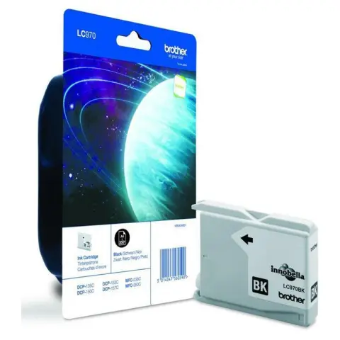 Tusz Brother LC970BK Czarny do drukarki (Oryginalny)
