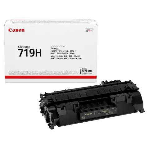 Toner Canon CRG-719H Black do drukarek (Oryginalny) [6.4k]