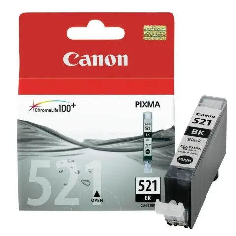 Tusz Canon CLI-521BK Czarny Photo do drukarek (Oryginalny) [9ml]