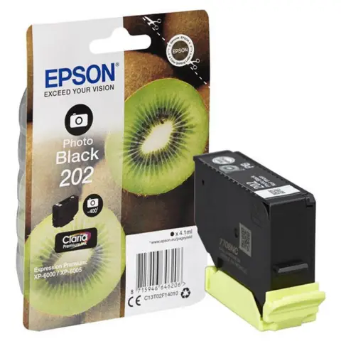 Epson C13T02F14010 - Tusz czarny fotograficzny Epson 202 do Epson Expression Premium XP-6000, XP-6005, XP-6100, XP-6105