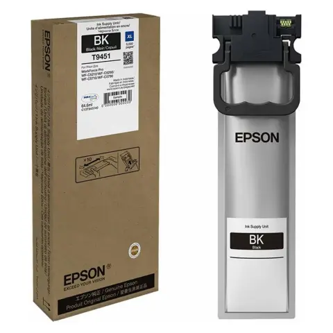 Epson T9451 - Tusz czarny XL do Epson WorkForce Pro WF-C5200, WF-C5290, WF-C5710, WF-C5790 ....