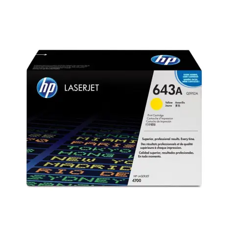 Toner HP 643A / Q5952A Yellow do drukarek (Oryginalny) [10k]