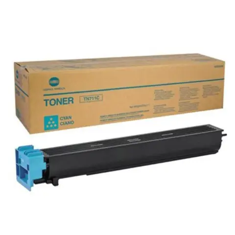 Toner Konica Minolta TN-711 / A3VU450 Cyan do kopiarek (Oryginalny)