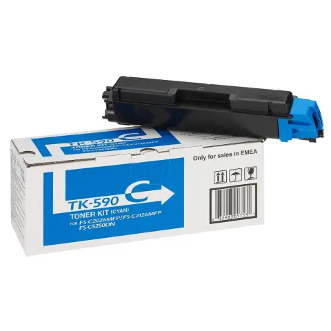 Toner Kyocera TK-590C Cyan do drukarek (Oryginalny) [5k]