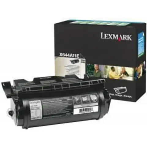 Toner Lexmark X644A11E Czarny do drukarek (Oryginalny)