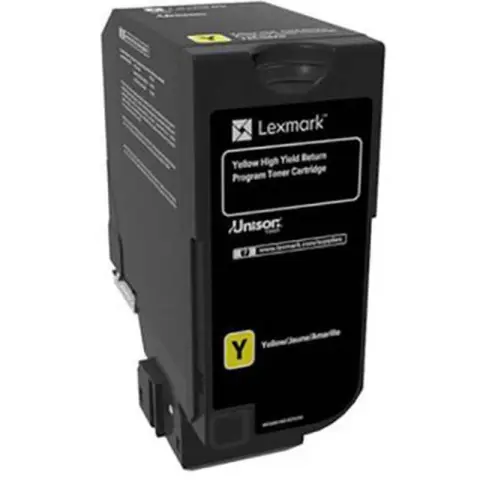 Kaseta z tonerem Lexmark do CX725de | zwrotna | 16 000 str. | YELLOW-3899909