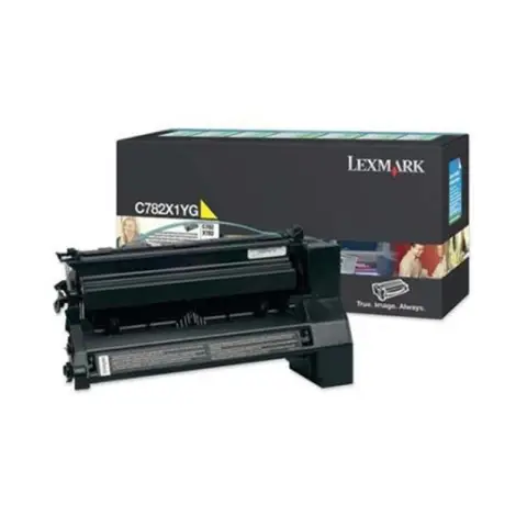 Toner Lexmark C782X1YG Yellow do drukarek (Oryginalny)