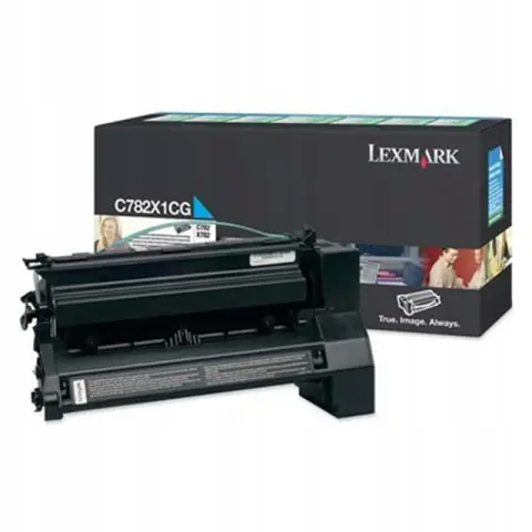 Toner Lexmark C782X1CG Cyan do drukarek (Oryginalny)