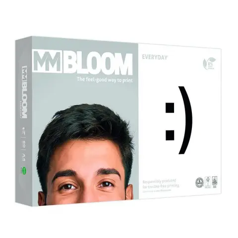 Papier ksero Bloom Everyday 146 CIE | A4 | 80g | 500 arkuszy | Klasa C - KARTON (5 ryz)
