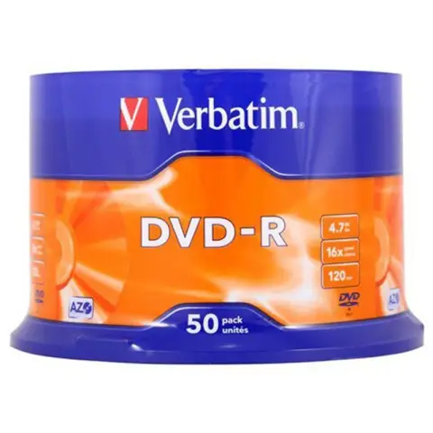 Verbatim DVD-R | 4.7GB | x16 | cakebox 50szt-3798296