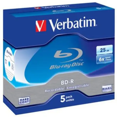 Płyty Verbatim BD-R LS BluRay 25GB 6x - Jawel Case - 5szt.