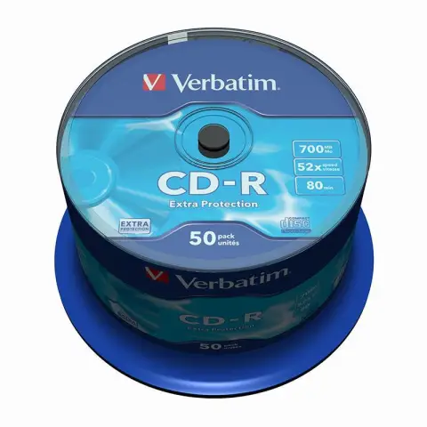Verbatim CD-R | 700MB | x52 | cakebox 50szt | DataLife