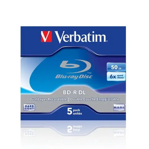 Płyty Verbatim BD-R BluRay 50GB 6x - Jawek Calse - 5szt.