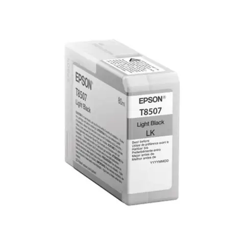 Tusz Epson T8507 do SureColor SC-P800 | 80 ml | light black