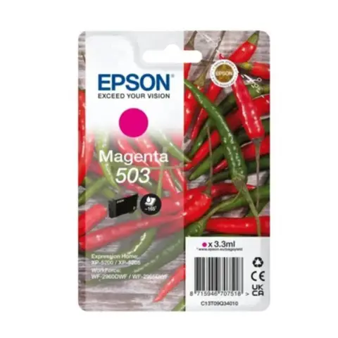 Tuszy Epson 503 do XP-5200/WF-2960DWF | 165 str. | 3,3 ml | magenta