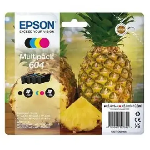 Oryginalny Tusz CMYK Epson 604 (T10G6, C13T10G64010)