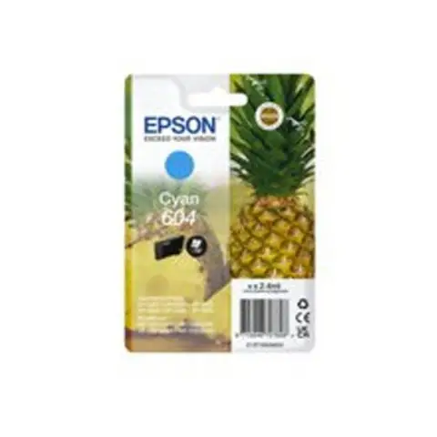 Tusz Epson 604 do WorkForce WF2910/2930/2935/2950 | 130str.| 2,4ml | cyan