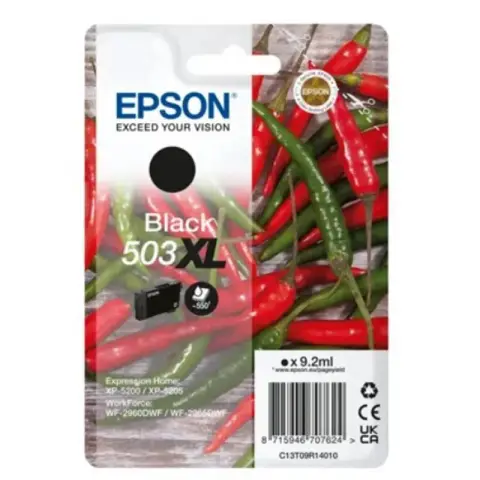 Tuszy Epson 503XL do XP-5200/WF-2960DWF | 550 str. | 9,32 ml | black