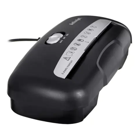 Niszczarka Activejet ASH-0601S, P-1, 10 l, ścinki 7,2 mm, czarna.-8532699