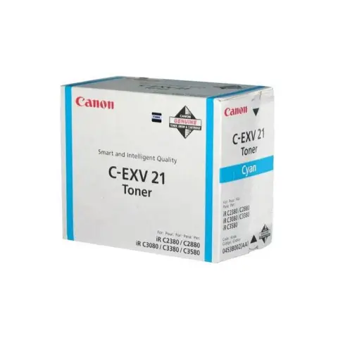 Oryginalny Toner Cyan Canon iR-C2380, iR-C2880, iR-C3080, iR-C3380, iR-C3580 (C-EXV21C, CEXV21C, 0453B002)