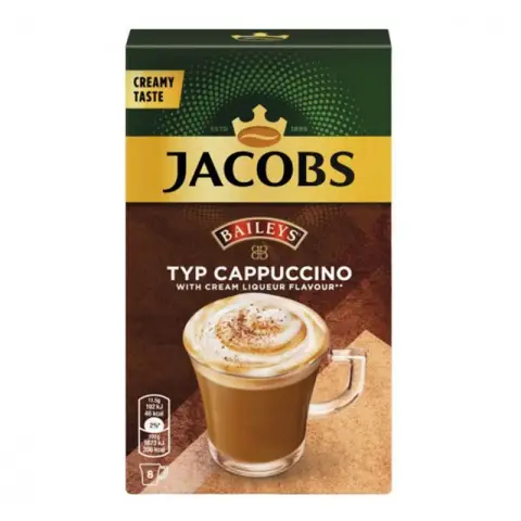 Kawa Jacobs Cappuccino Baileys 8x11,5g | Rozpuszczalna