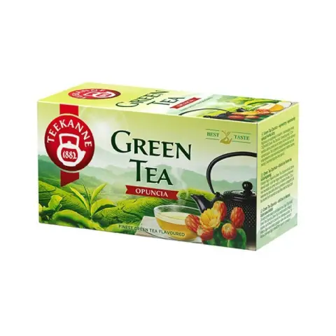 Herbata Teekanne Green Tea | Opuncja | 20 szt