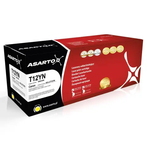 Toner Canon T12 / 5095C006 Yellow zamiennik