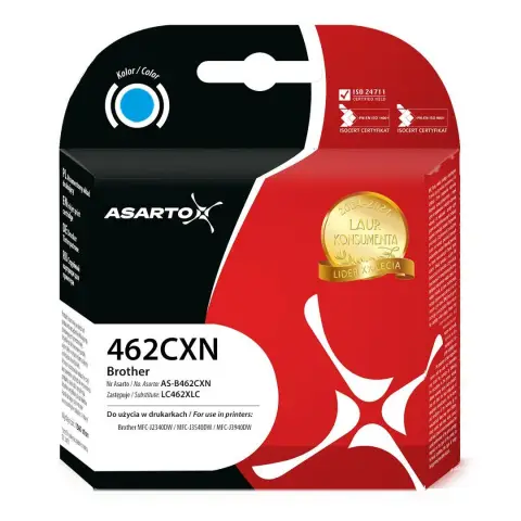 Tusz Brother LC426XLC zamiennik marki Asarto