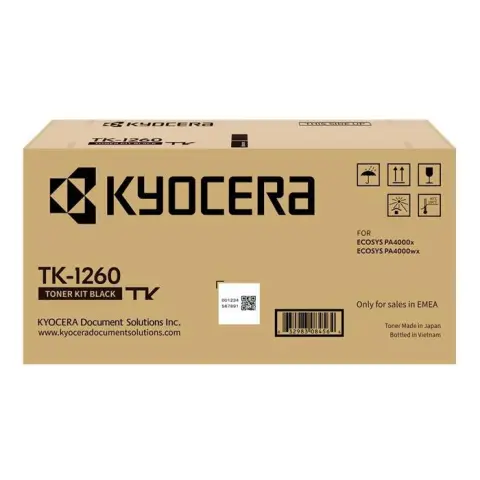 Toner Kyocera TK-1260 / 1T0C150NL0 Czarny do drukarek (Oryginalny) [10k]